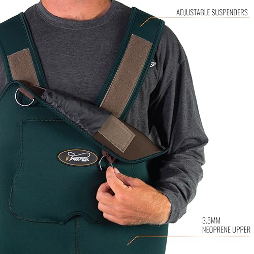 Men's Amphib Neoprene Waterproof Fishing Bootfoot Chest Wader for Fishing