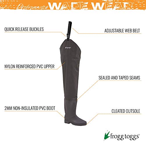 Rana II Waterproof PVC Fishing Bootfoot Hip Wader for Fishing