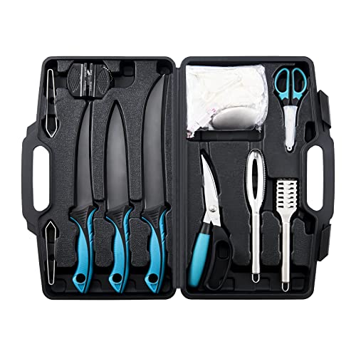 Fish Fillet Knife Set Curved Flex 