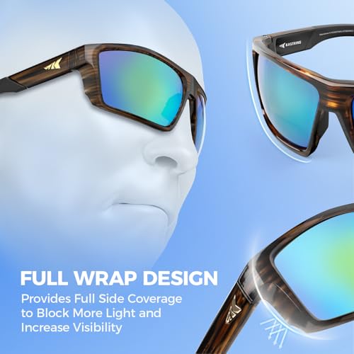 Polarized Bifocal Sunglasses, x1.5 Magnifications, Wrap Around Sport Reader Sunglasses for Men