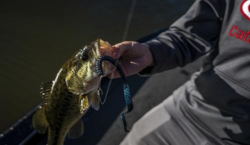 PowerBait Power Worms Fishing Soft Plastic Curly Tail Bait - Ribbon-tail Worm