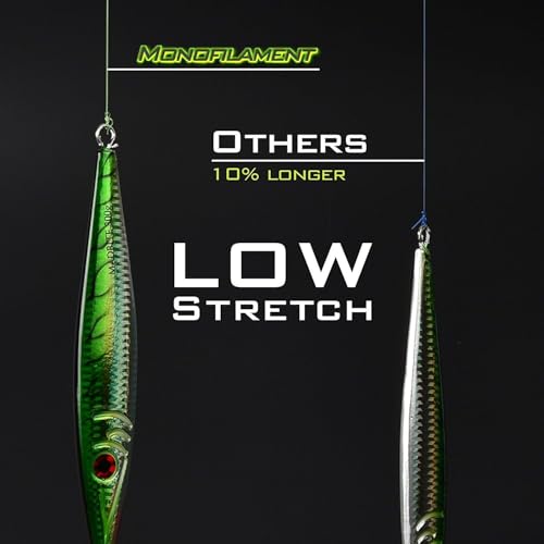 Premium Monofilament Fishing Line-Paralleled Roll Track-Abrasion Resistant