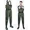 Chest Waders for Kids, Waterproof Youth Waders with Boot, Nylon/PVC Waders for Fishing & Hunting