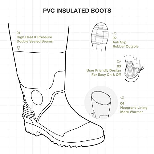 Neoprene Chest Waders for Men w/ 200G Boots Duck Hunting Waders & Boot Hanger