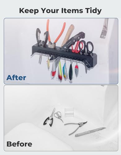 Fishing Tool Holder for Boat,Fishing Hook Knife Pliers Holder for Boat,Marine Tackle Rack Holder