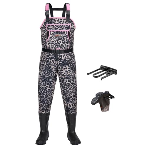 Women's Chest Waders Leopard Fishing Waders