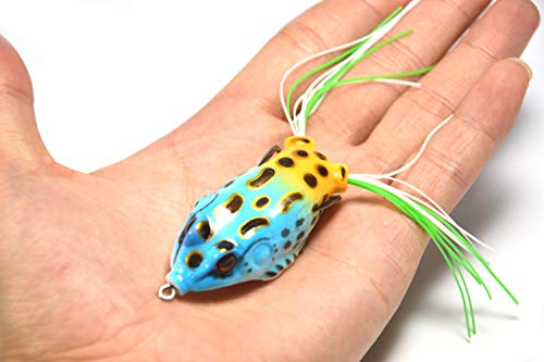 Topwater Frog Crankbait Tackle,Crank Bait Bass Soft Swimbait Lures
