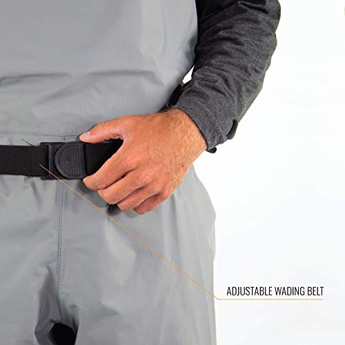 Canyon II Breathable Waterproof Stockingfoot Fishing Chest Wader for Fishing
