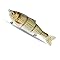 Shad Swimbait Sinking Hard Fishing Lure with Soft Tail for Freshwater Saltwater