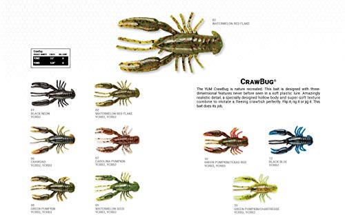 Craw Chunk Soft Plastic Bait Bass Fishing Lure-Ultra-realistic Crawfish Imitation