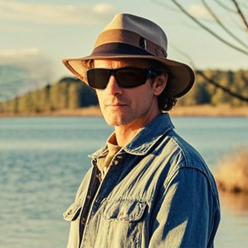 Polarized Sports Sunglasses for Men Women UV400 Protection Lightweight Frame for Fishing