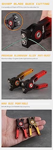 Tungsten Carbide Fishing Line Cutter Portable Mini Fishing line Clipper Nippers Quick Line Cutter