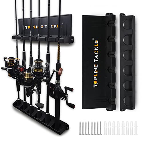 Wall Mounted Fishing Pole Holders