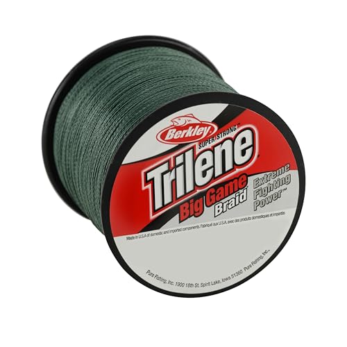 Trilene Big Game Braid Fishing Line - Zero Stretch, Tough and Abrasion Resistant