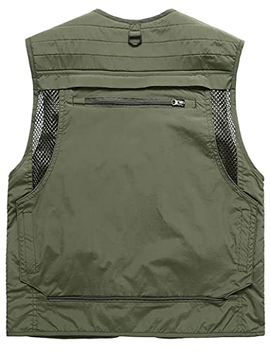 Men's Casual Lightweight Outdoor Fishing Vest w/ Jacket Multi Pockets