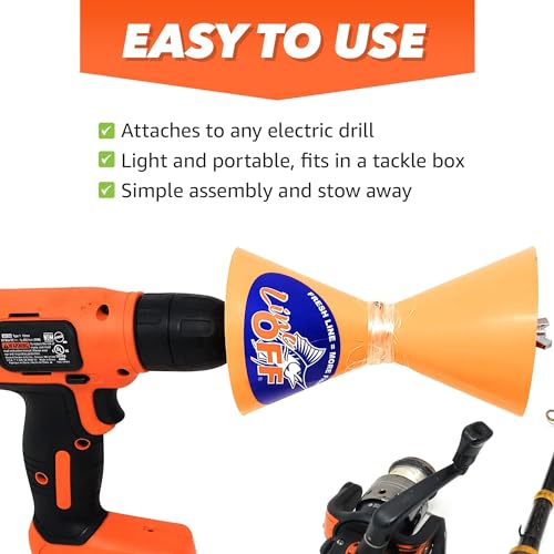 Stripper Removes Strip Line Fishing Reel Accessories (Orange)