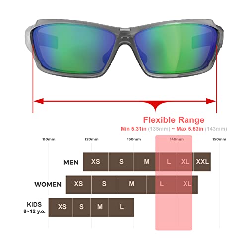 Polarized Fish Sunglasses for Women Men, Driving Running Golfing Cycling