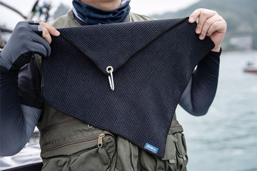 Microfiber Fishing Towels w/ Clip,Waffle Pattern for Effective Cleaning of Fishing Gears