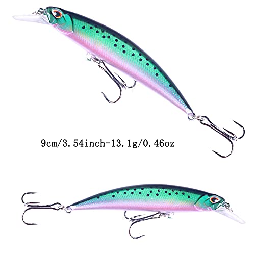 Jerk Baits for Bass Fishing,Jerkbait Fishing Lures,Minnow Lures Jerk Bait