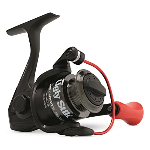 Ugly Tuff Spinning Fishing Reel w/ Oil Felt Front Drag System