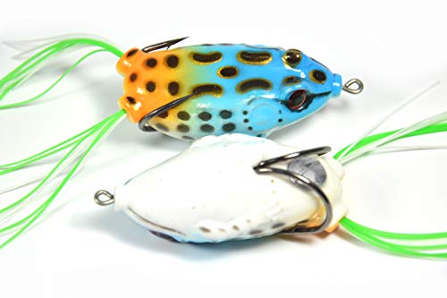 Topwater Frog Crankbait Tackle,Crank Bait Bass Soft Swimbait Lures