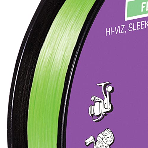 Smackdown High Visibility Braided Fishing Line, Flash Green, Multiple Sizes