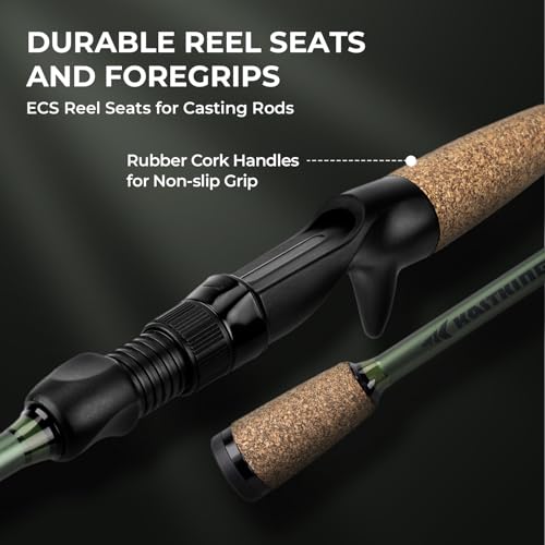 2pcs Spartacus II Twin-Tip Fishing Rod & Reel Combo,Spinning & Casting Combo w/ Extra Tips