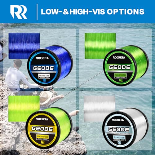 Monofilament Fishing Line - Premium Resistant Nylon Mono Fishing Line 3-100lb