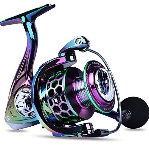 Colorful Fishing Reel 13+1 BB Light Weight Ultra Smooth Powerful Spinning Reels