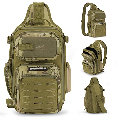 BlowBak Tactical Fishing Sling Tackle Bag-Lightweight Fishing Backpack for Gears
