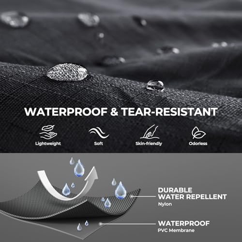 Fishing Waders for Men & Women, 100% Waterproof PVC Waders with Slip-Resistant Boots