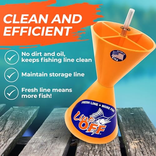 Stripper Removes Strip Line Fishing Reel Accessories (Orange)