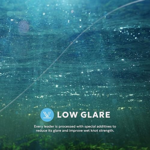 Pre-Tied Loop Fly Fishing Tapered Leader Nylon Clear Trout Freshwater Saltwater Bonefish Permit Bass