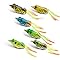 Topwater Frog Crankbait Tackle,Crank Bait Bass Soft Swimbait Lures