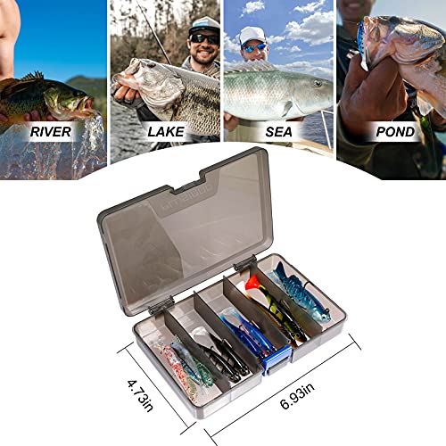 Fishing Lures,Trout Pike Walleye Bass Fishing Jig Heads,Pre-Rigged Soft Swimbaits w/ Ultra-Sharp Hooks