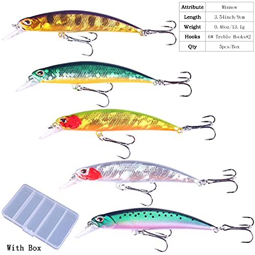 Jerk Baits for Bass Fishing,Jerkbait Fishing Lures,Minnow Lures Jerk Bait