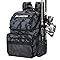 Cooler Fishing Backpack w/ Rod Holders,45L Large Water-resistant Fishing Tackle Bag