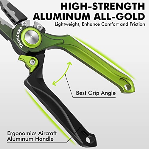 Lockable Handy Fishing Pliers w/ Innovative Ergonomical Handle