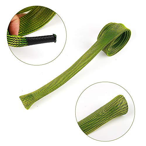 12Pcs Rod Sock Fishing Rod Sleeve,Cover Braided Mesh Rod Protector