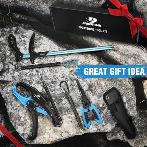 Fishing Tools Kit - Plier, Fillet Knife, Lip Gripper, Hook Remover, Digital Scale, Line Snip