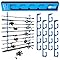 Horizontal Fishing Rod/Pole Holders for Garage,Wall/Ceiling Mounted Fishing Rod Rack