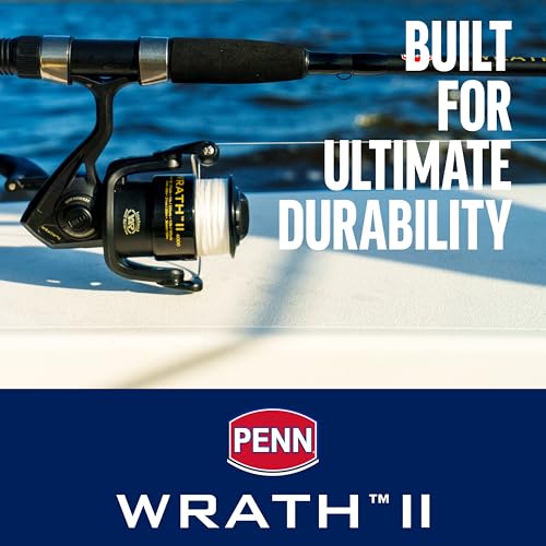 Wrath II Spinning Fishing Reel w/ Felt Front Drag System