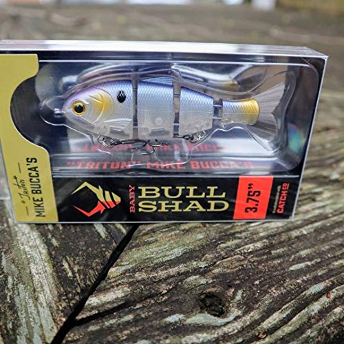 Baby Bull Shad Fishing Swimbait 3.75" 1/2oz-Slow Sinking & ABS Injected Plastics