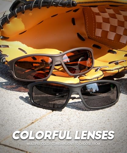 3pcs Polarized Sunglasses-for-Men-Women Sports Mens-Sunglasses Wrap Around Sun Glasses UV400