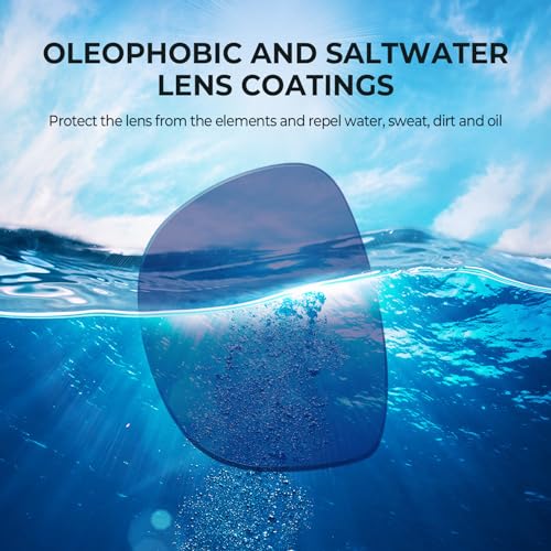 Polarized Sport Sunglasses for Men & Women for Driving Fishing Cycling Running, UV Protection