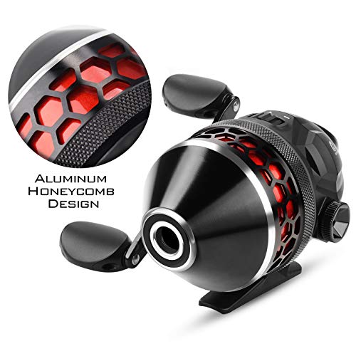 Brutus Spincast Fishing Reel,Easy to Use Push Button Casting Design