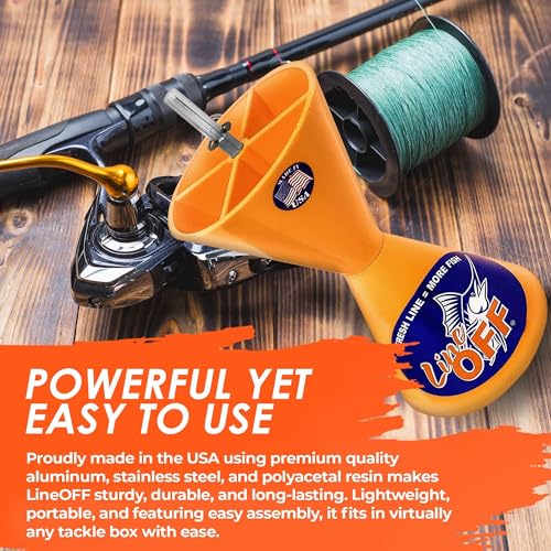 Stripper Removes Strip Line Fishing Reel Accessories (Orange)
