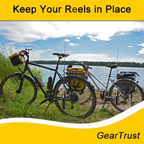 Fishing Rod Holder for Bike,Rotatable Fishing Pole Holder for Bike w/ Clamp