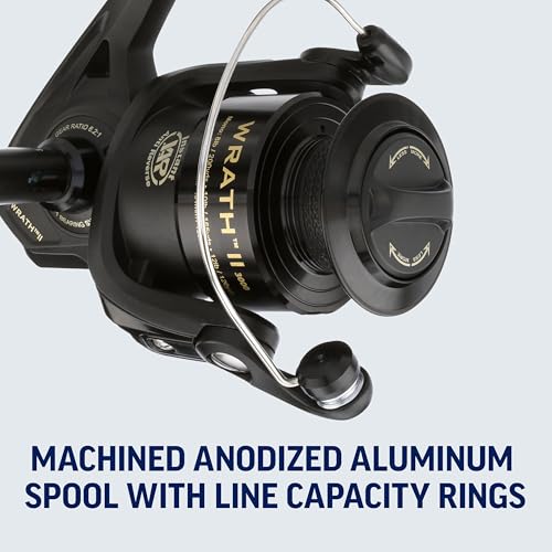 Wrath II Spinning Fishing Reel w/ Felt Front Drag System
