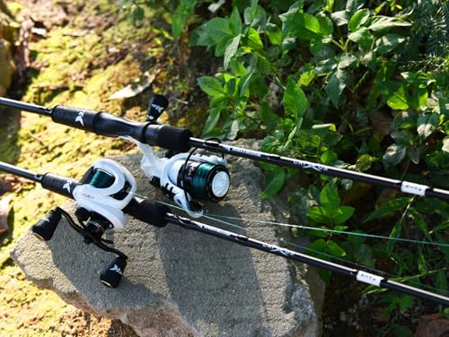 Crixus Fishing Rod & Reel Combo,Baitcasting Combo,IM6 Graphite Blank Rod